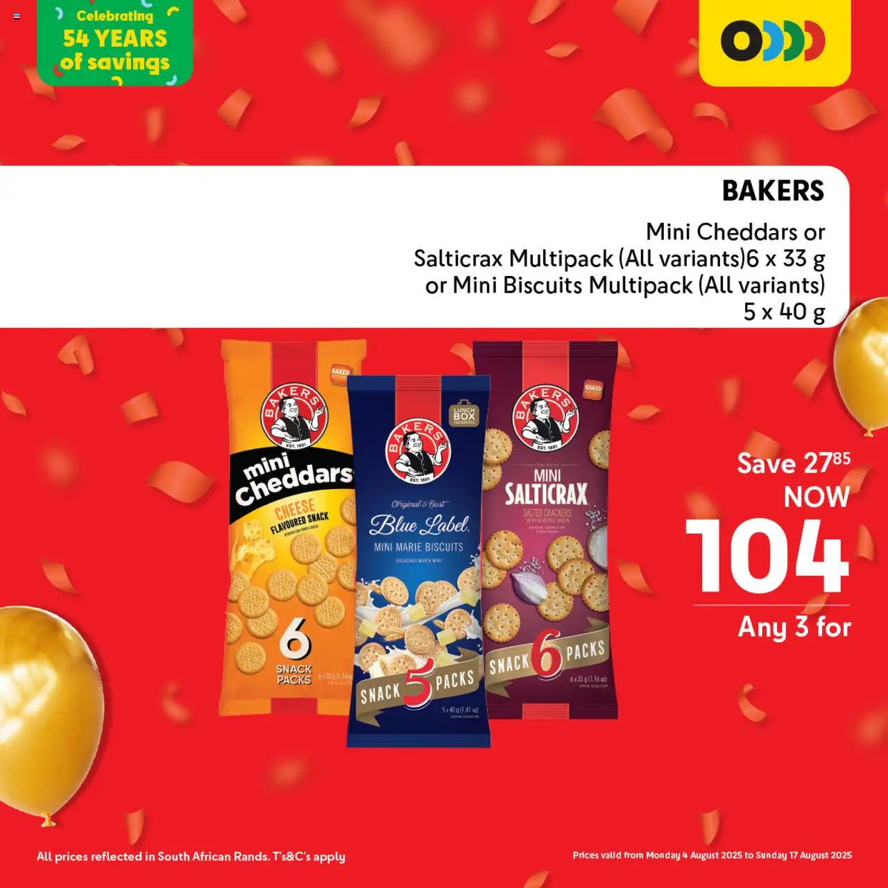 Makro Birthday Deals Sweets │ valid from 04.08.2025 | Page: 13 | Products: Cheese, Biscuits