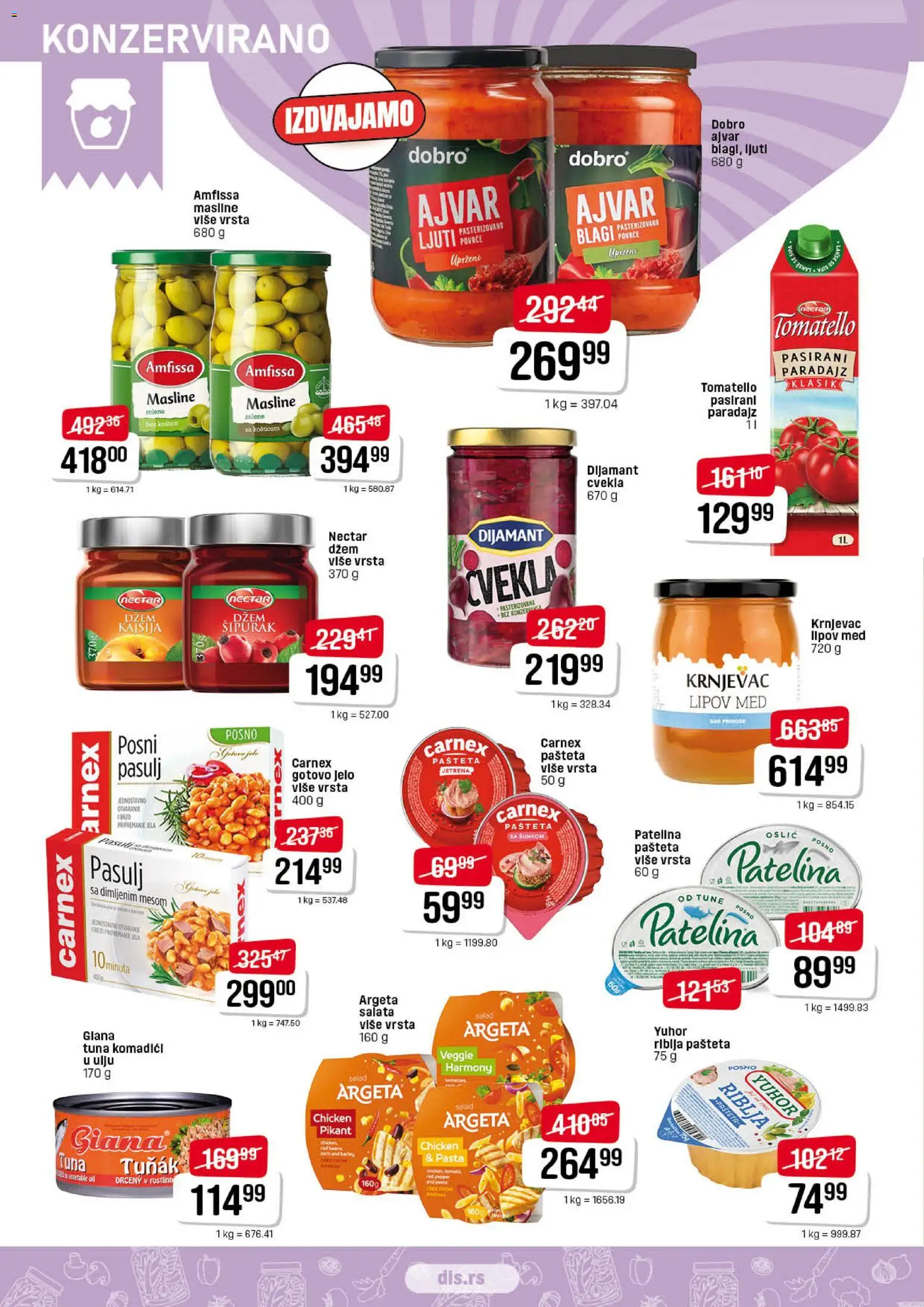 Super DIS katalog - važi od 29.01.2026 | Strana: 8 | Proizvode: Masline, Salata, Cvekla, Oslić