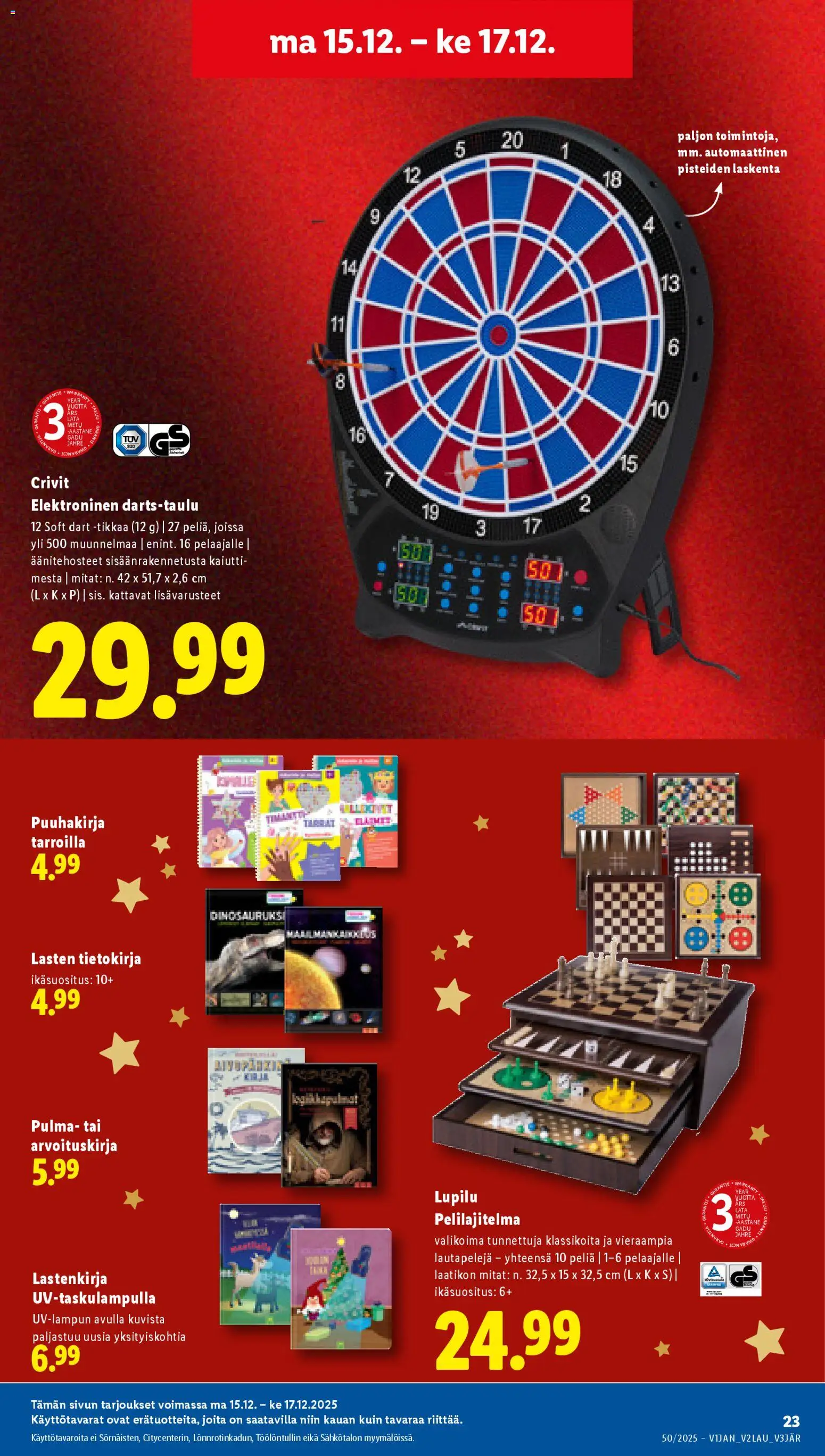 Lidl tarjoukset – voimassa 11.12.2025 alkaen | Sivu: 25