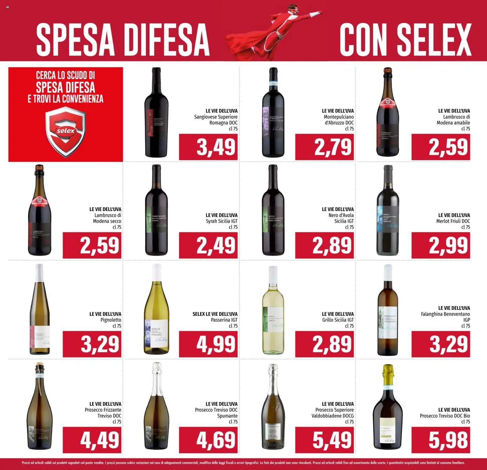 Volantino Famila del 09.10.2025 | Pagina: 12 | Prodotti: Prosecco, Spumante