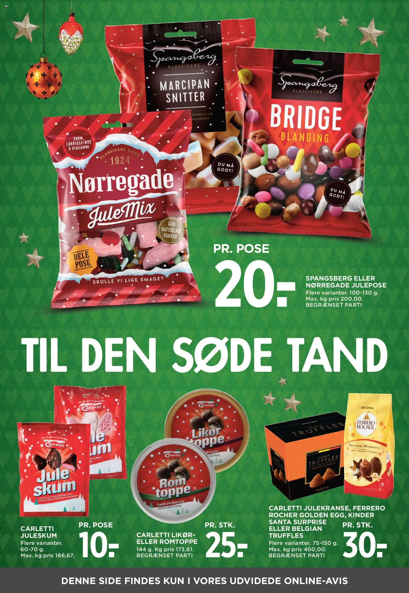 Meny tilbudsavis – gyldig fra 31.10.2025 | Side: 43 | Produkter: Chokolade, Vingummi, Marcipan, Toppe