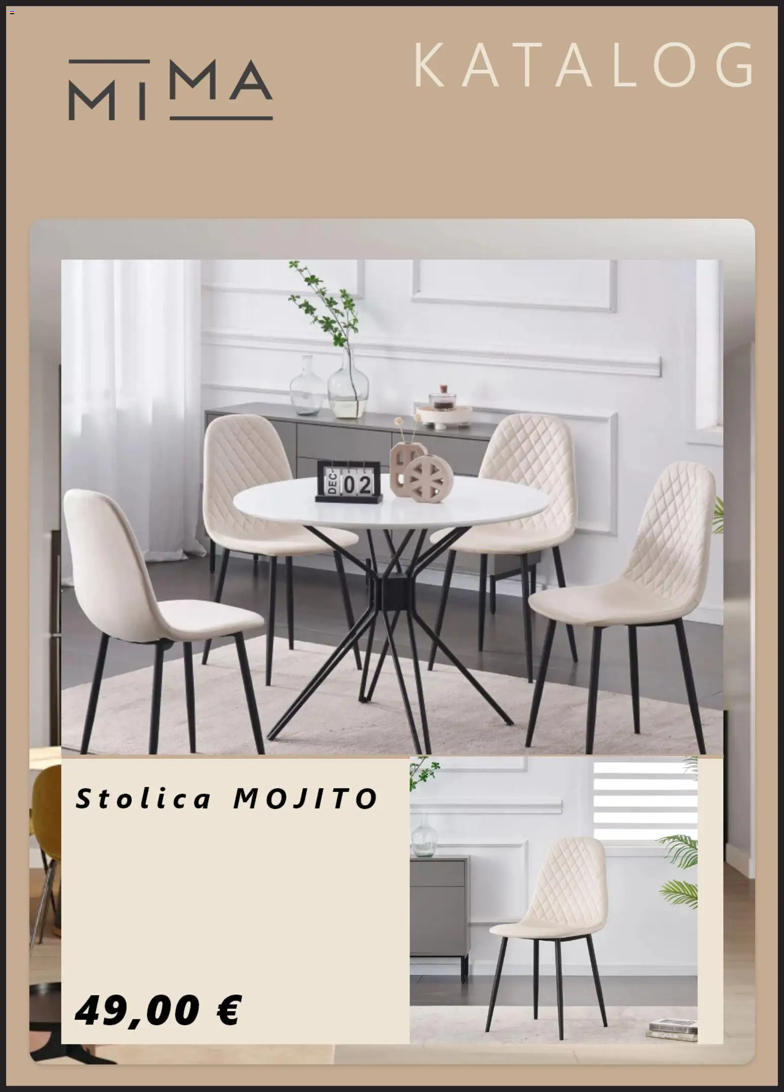 Mima namještaj katalog | vrijedi od 01.12.2025 | Stranica: 3 | Proizvodi: Stolica