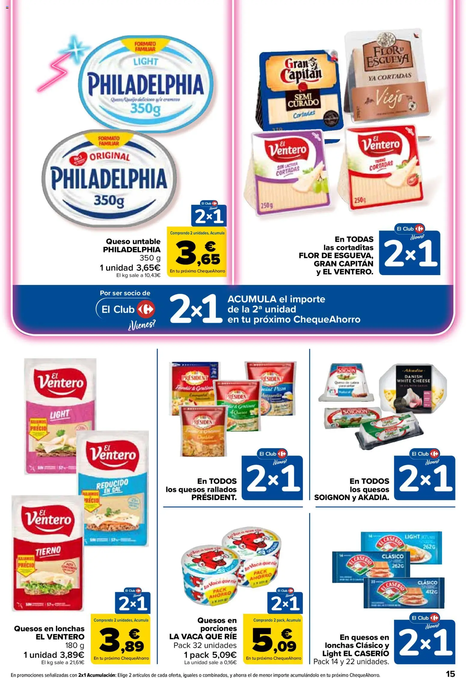 Carrefour folleto │ válido desde el 24.03.2026 | Página: 15 | Productos: Queso