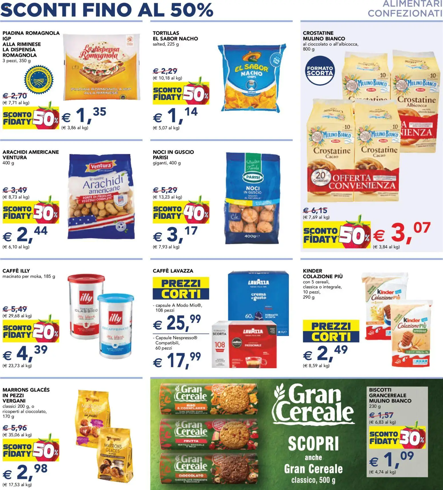 Volantino Esselunga S del 23.10.2025 | Pagina: 7 | Prodotti: Crema, Biscotti, Frutta, Tortillas