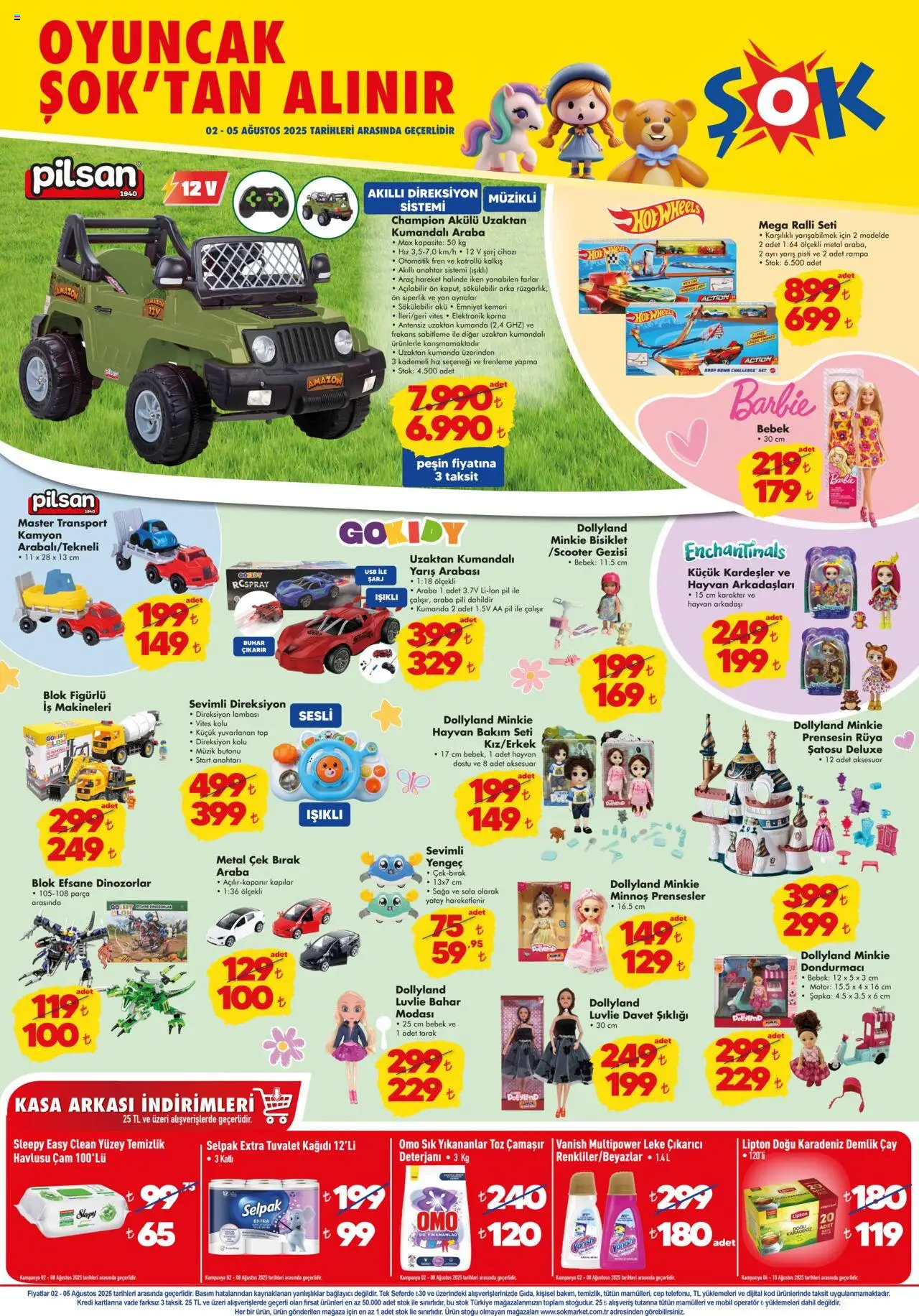 Şok Market Hafta sonu fırsatları - 02.08.2025 tarihinden itibaren geçerlidir | Sayfa: 1 | Ürünler: Tuvalet, Bağlayıcı, Kasa, USB