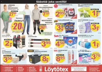 Löytötex-mainoslehti voimassa 11.03.2026 alkaen