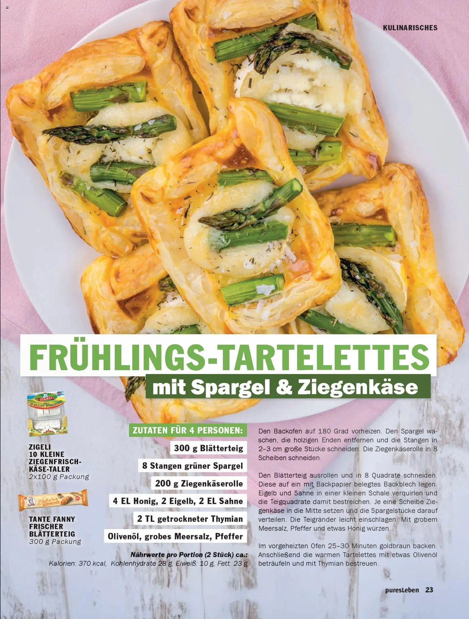 HIT pures Leben 02/2026 – gültig ab 14.04.2026 | Seite: 23 | Produkte: Ofen, Ziegenkäse, Olivenol, Sahne