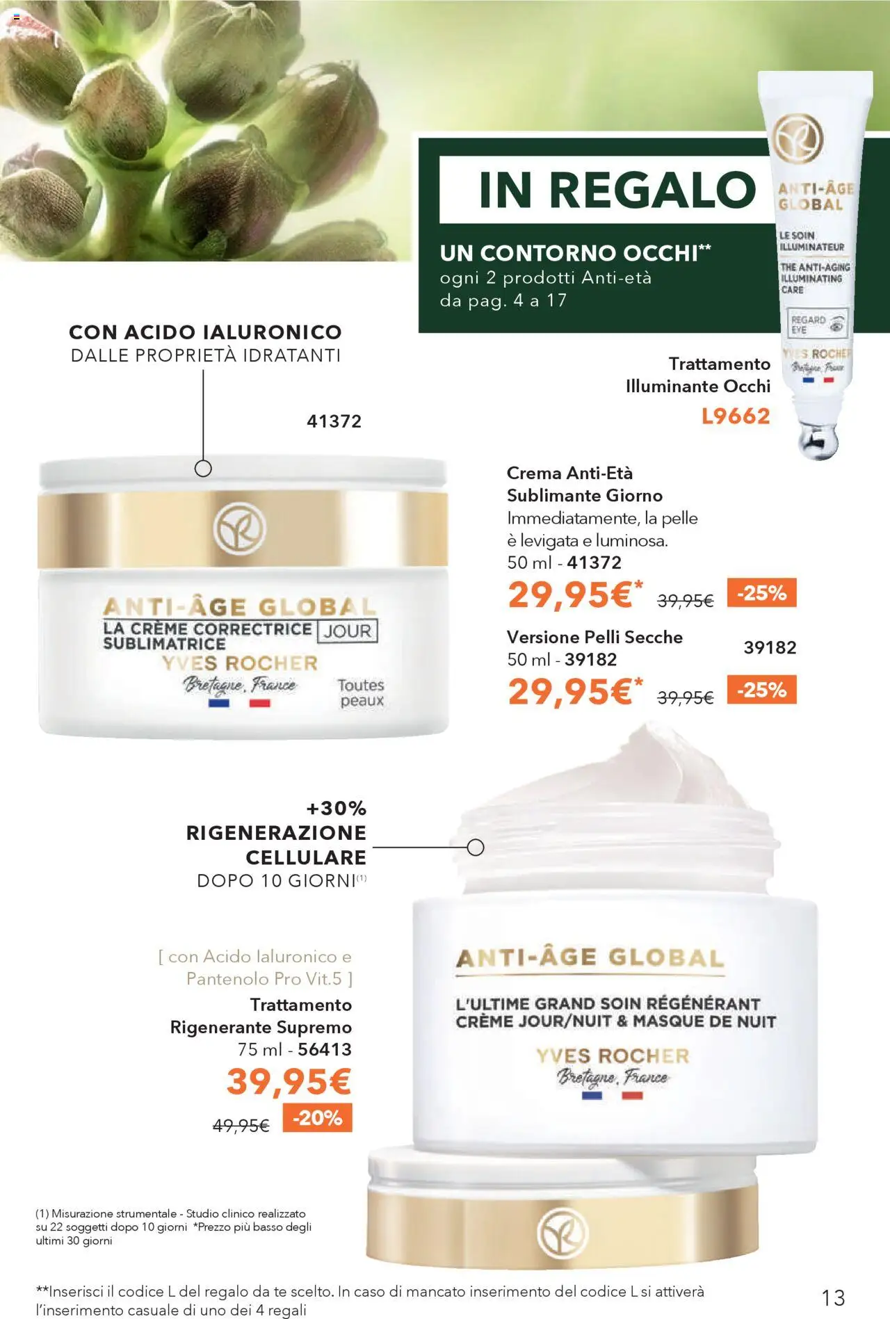 Volantino Yves Rocher del 23.09.2025 | Pagina: 13 | Prodotti: Illuminante, Crema, Tè, The
