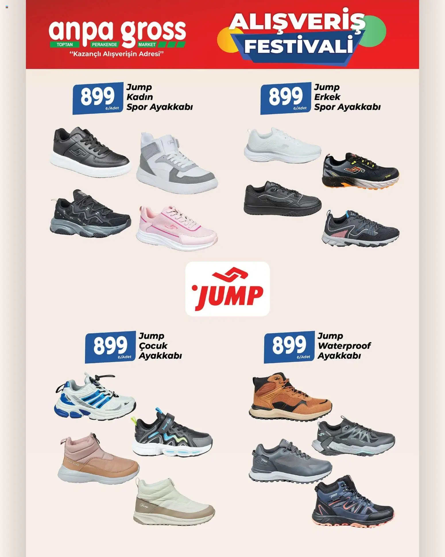 Anpa Gross Alışveriş Festivali - 01.11.2025 tarihinden itibaren geçerlidir | Sayfa: 9 | Ürünler: Spor ayakkabı
