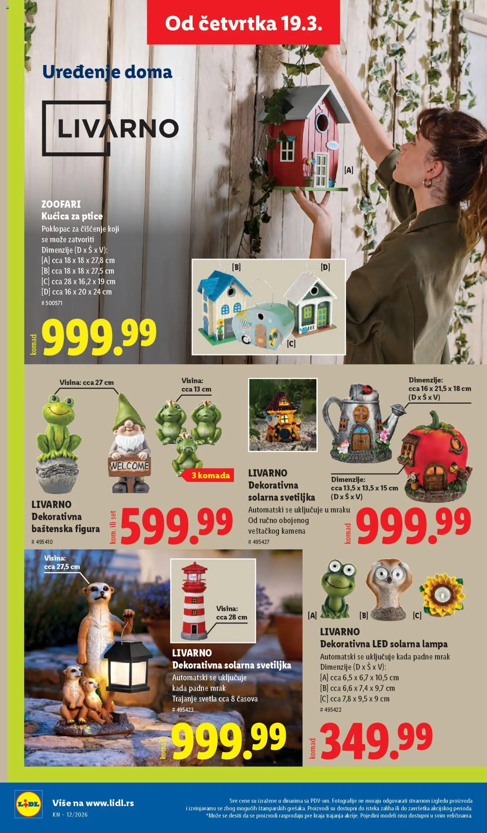 Lidl katalog - važi od 19.03.2026 | Strana: 66 | Proizvode: Solarna lampa, Lampa