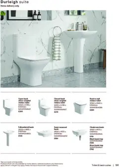 Preview of B&Q - Bathrooms valid from 16.12.2025 | Page: 131 | Products: Toilet