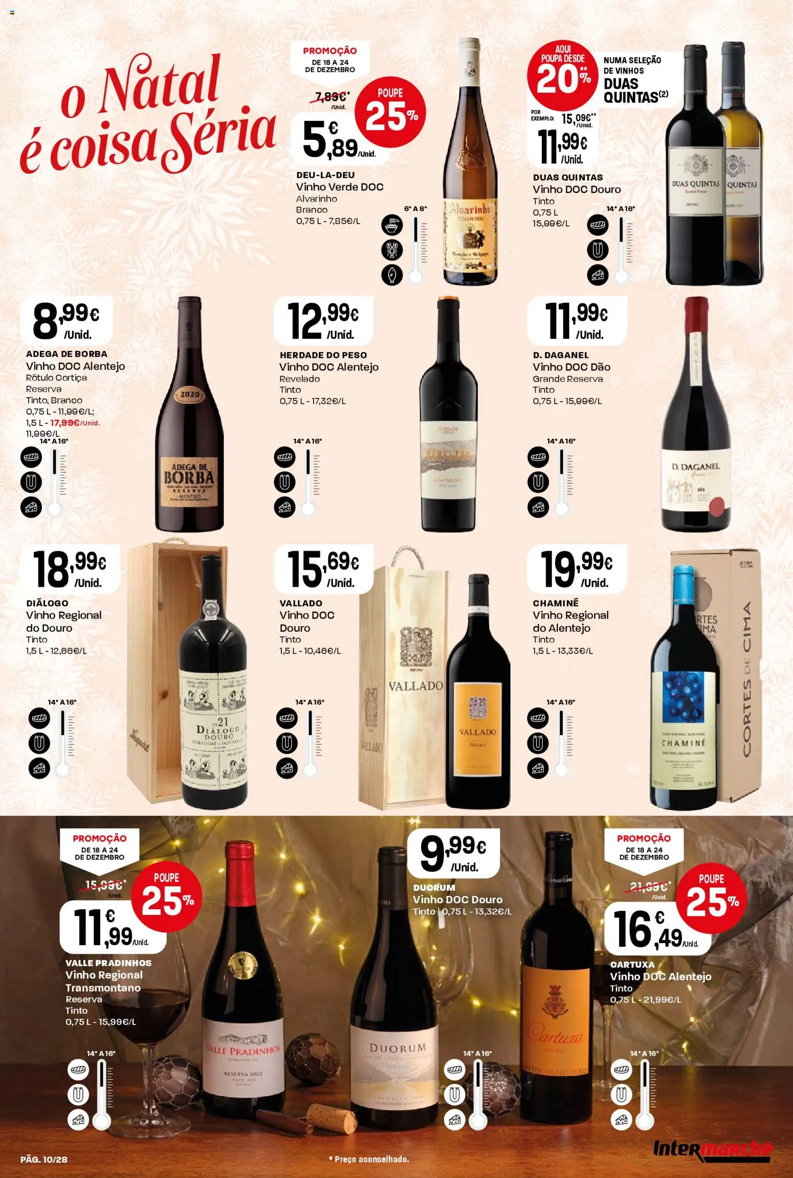 Intermarché Folheto Contact │ válido de 18.12.2025 | Página: 10 | Produtos: Vinho