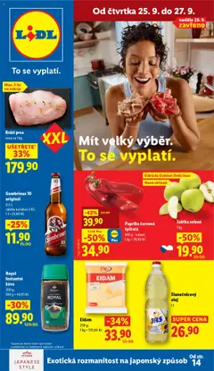 Paprika červená špičatá, 500 g - balení, 1 kg = 79,80 Kč od 25.09.2025 | Strana: 5 | Produkty: Olej, Káva, Paprika, Bellarom