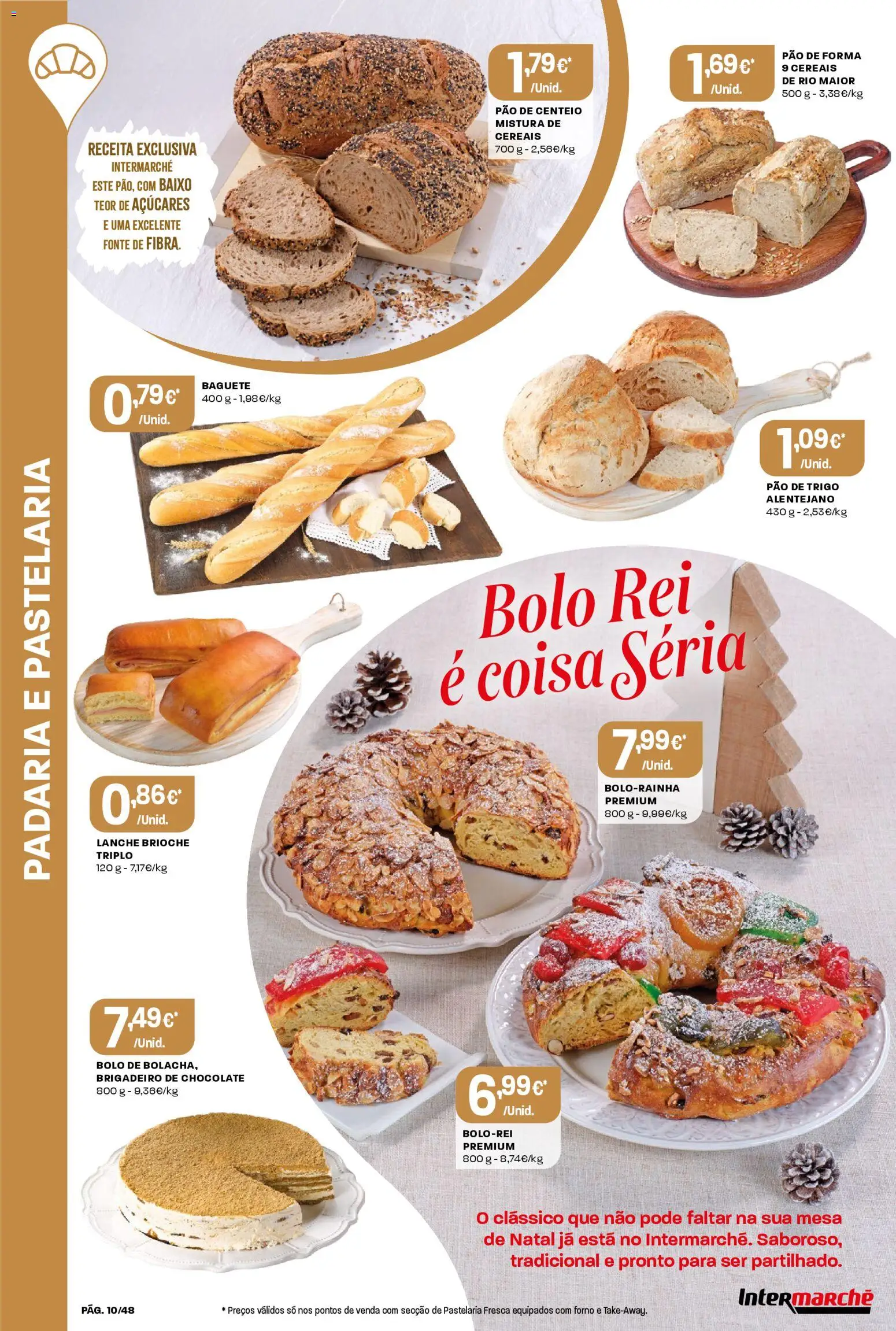 Intermarché folheto │ válido de 20.11.2025 | Página: 10 | Produtos: Padaria, Centeio, Mesa, Pão