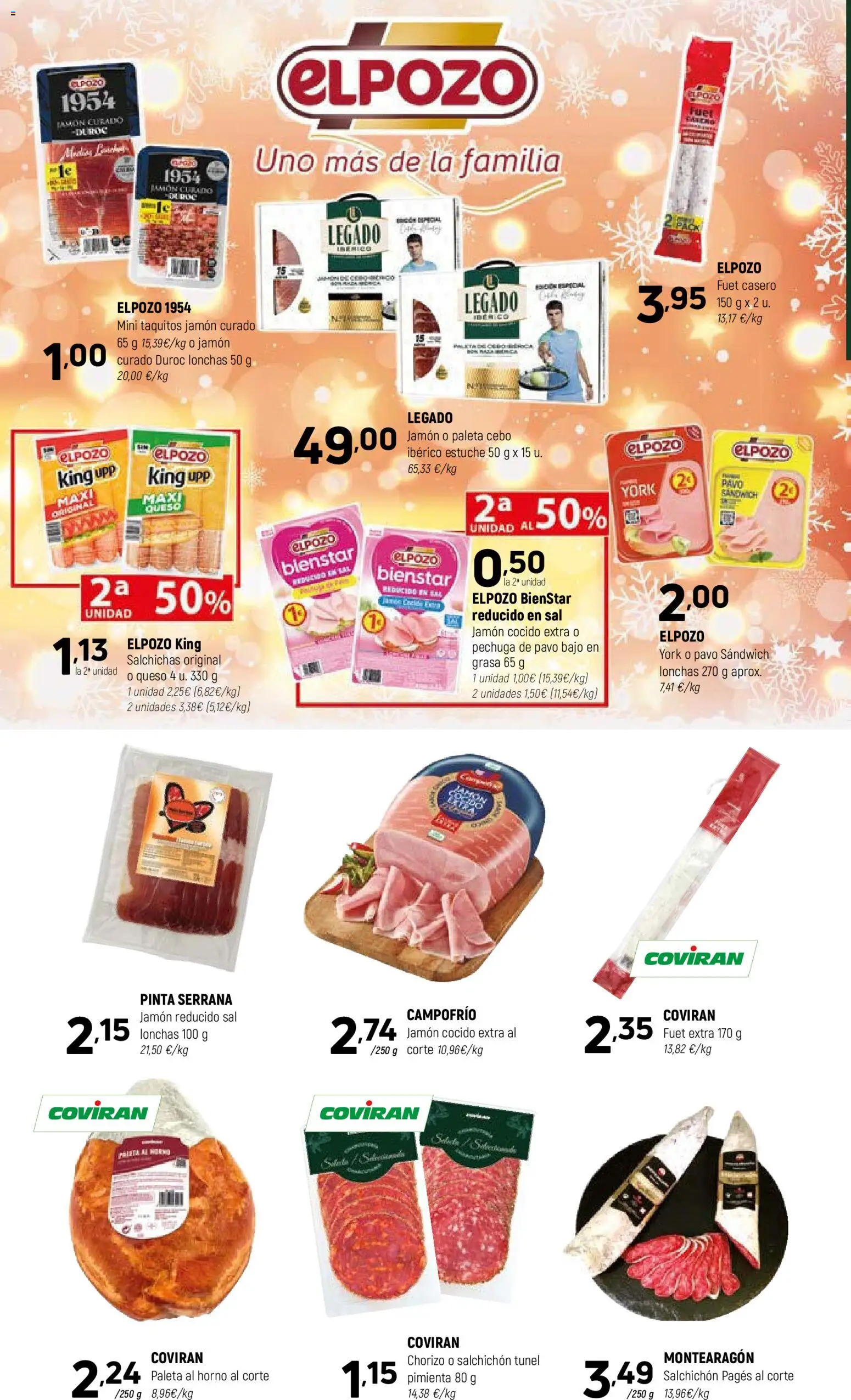 Coviran - Badajoz │ válido desde el 18.11.2025 | Página: 4 | Productos: Queso, Jamón, Jamón cocido, Horno