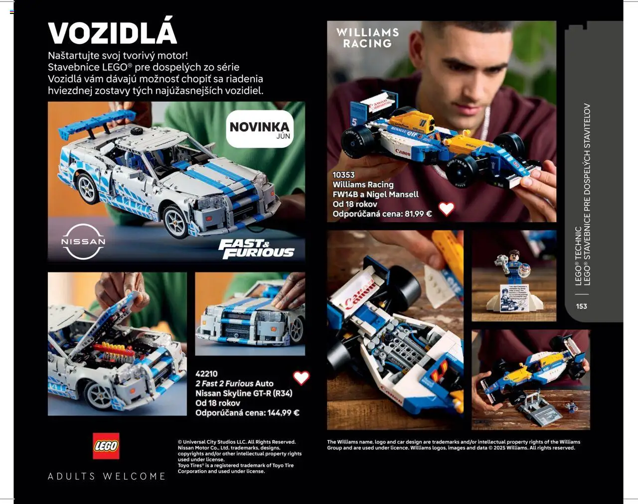Nové ALLTOYS akcie – leták je platný od 01.06.2025 | Strana: 153 | Produkty: LEGO
