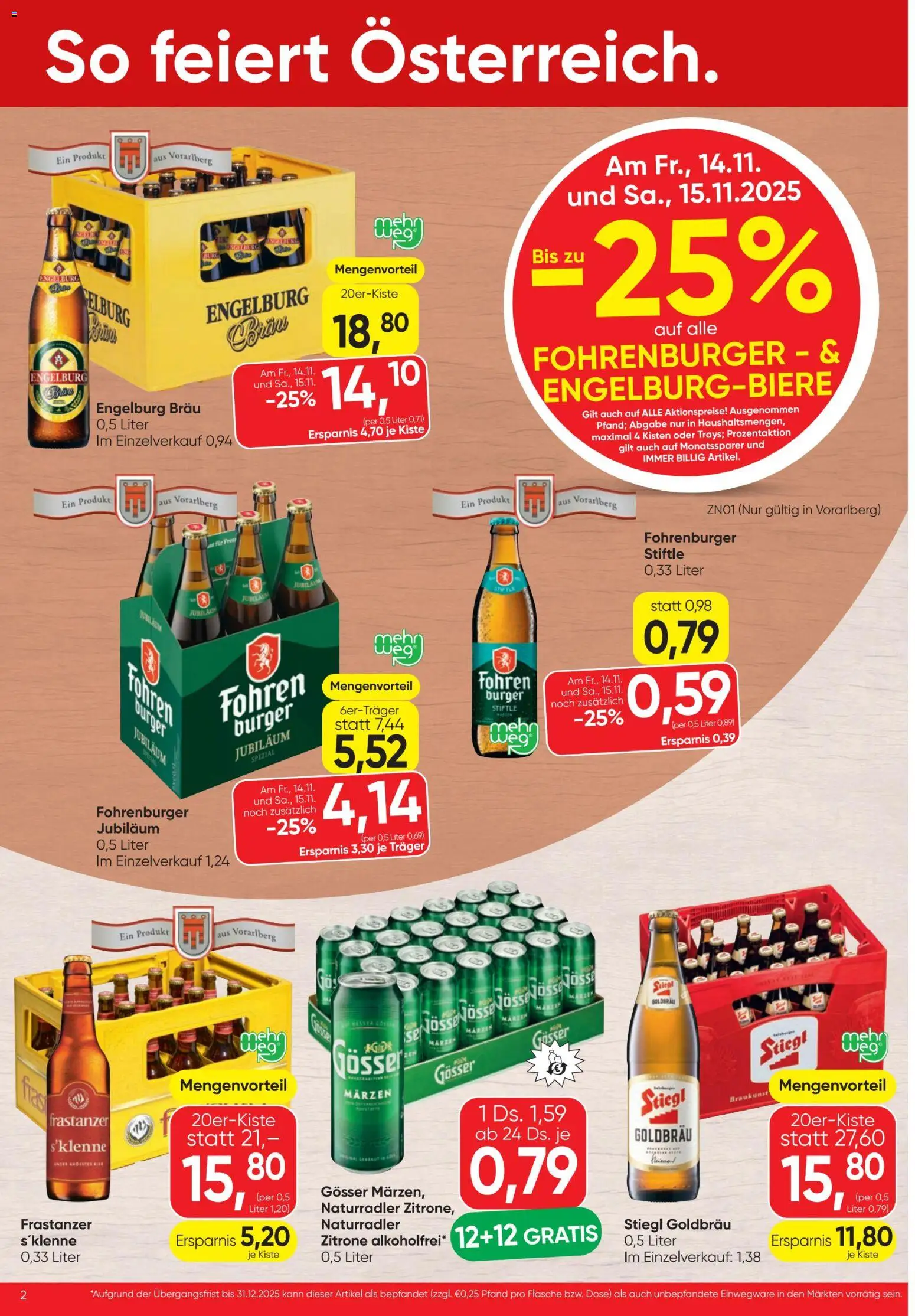 Spar Flugblatt gültig ab 13.11.2025 | Seite: 2 | Produkte: Zitrone