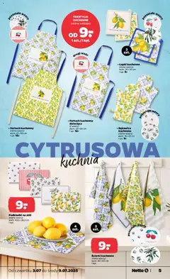 Netto gazetka - Non Food od 03.07.2025 | Strona: 5 | Produkty: Ścierki kuchenne, Stół, Tekstylia