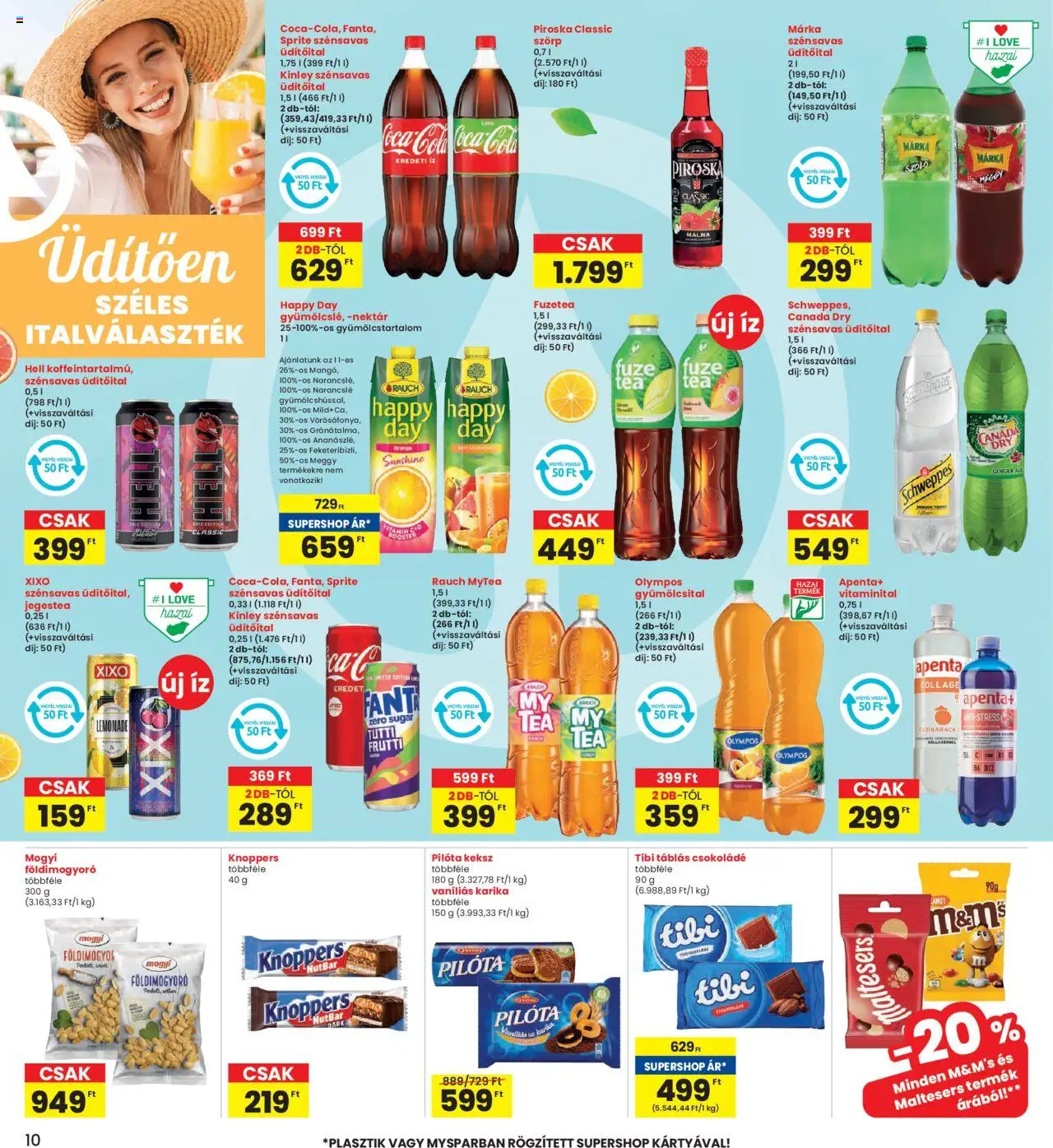 Interspar akciós ujság - amely érvényes a következő dátumtól: 12.06.2025 | Oldal: 10 | Termékek: Málna, Földimogyoró, Narancslé, Só