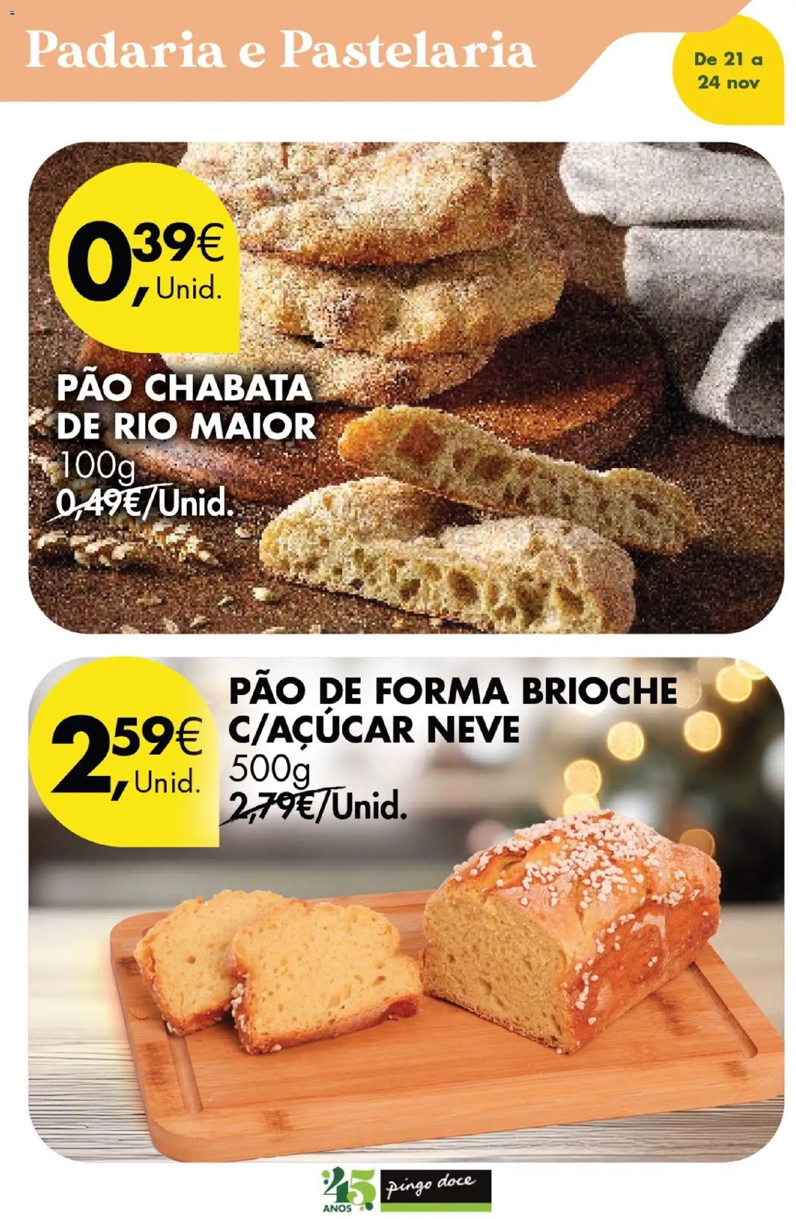 Pingo Doce Poupe este Fim de Semana │ válido de 21.11.2025 | Página: 14 | Produtos: Pão de forma, Padaria, Pão, Açúcar