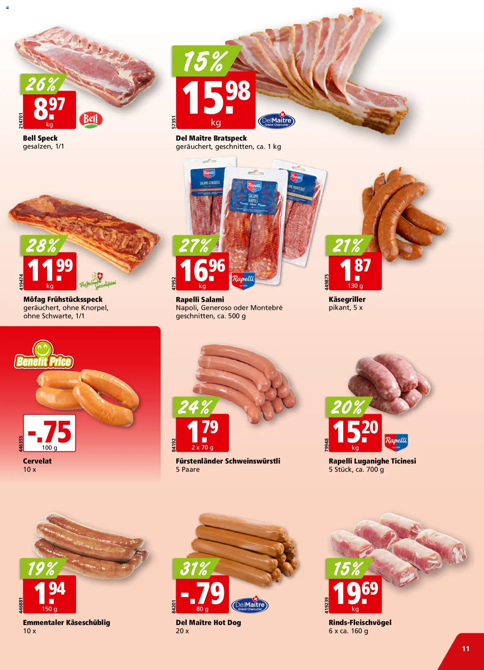 Aligro aktionen – gültig ab 09.03.2026 | Seite: 11 | Produkte: Salami