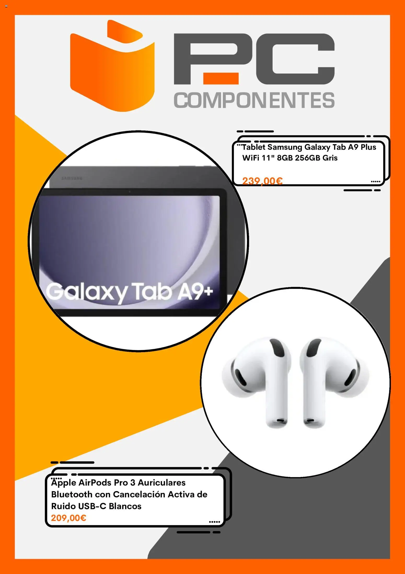 PC Componentes folleto │ válido desde el 07.04.2026 | Página: 5 | Productos: Airpods, Tablet, Apple, Auriculares