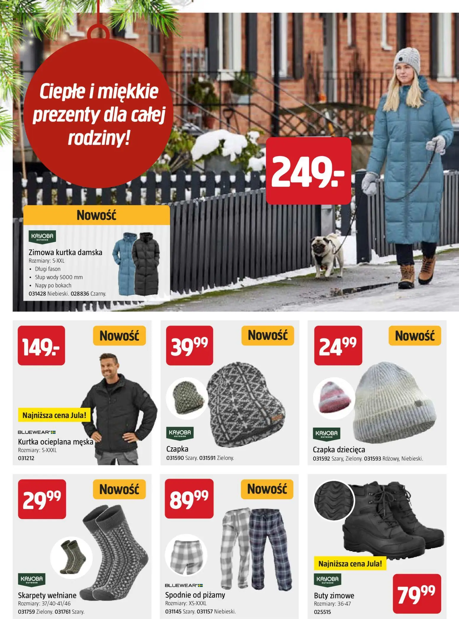 Jula Gazetka - Świąteczny magazyn od 15.12.2025 | Strona: 2 | Produkty: Skarpety, Buty, Czapka, Buty zimowe