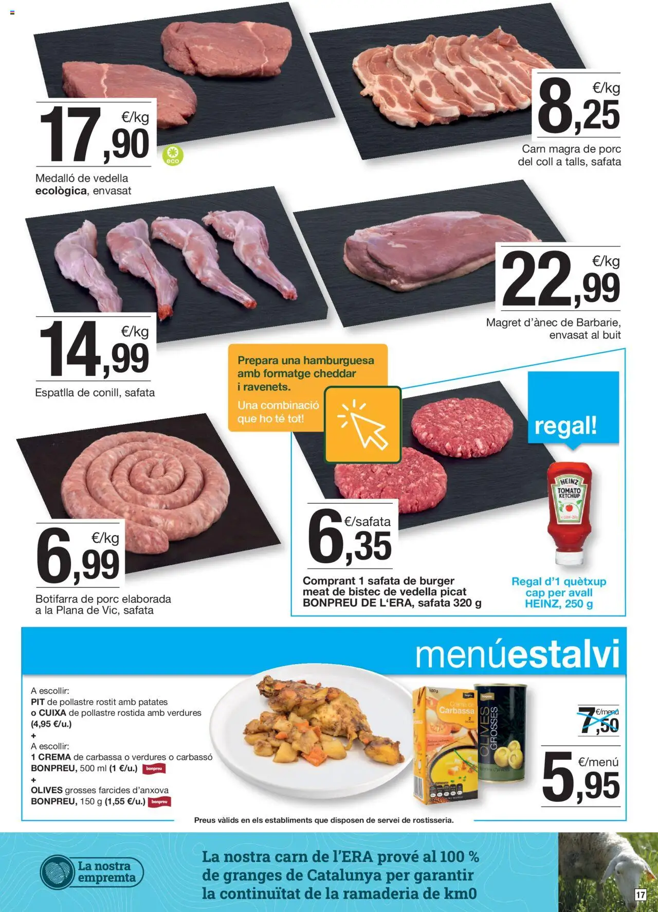 Bonpreu folleto │ válido desde el 01.07.2025 | Página: 17 | Productos: Crema, Té, Σοκολατούχο γάλα