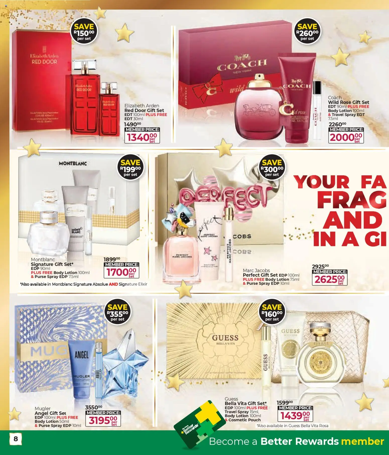 New Dis-Chem catalogue – valid from 29.10.2025 | Page: 8 | Products: Purse, Purse spray, Lotion