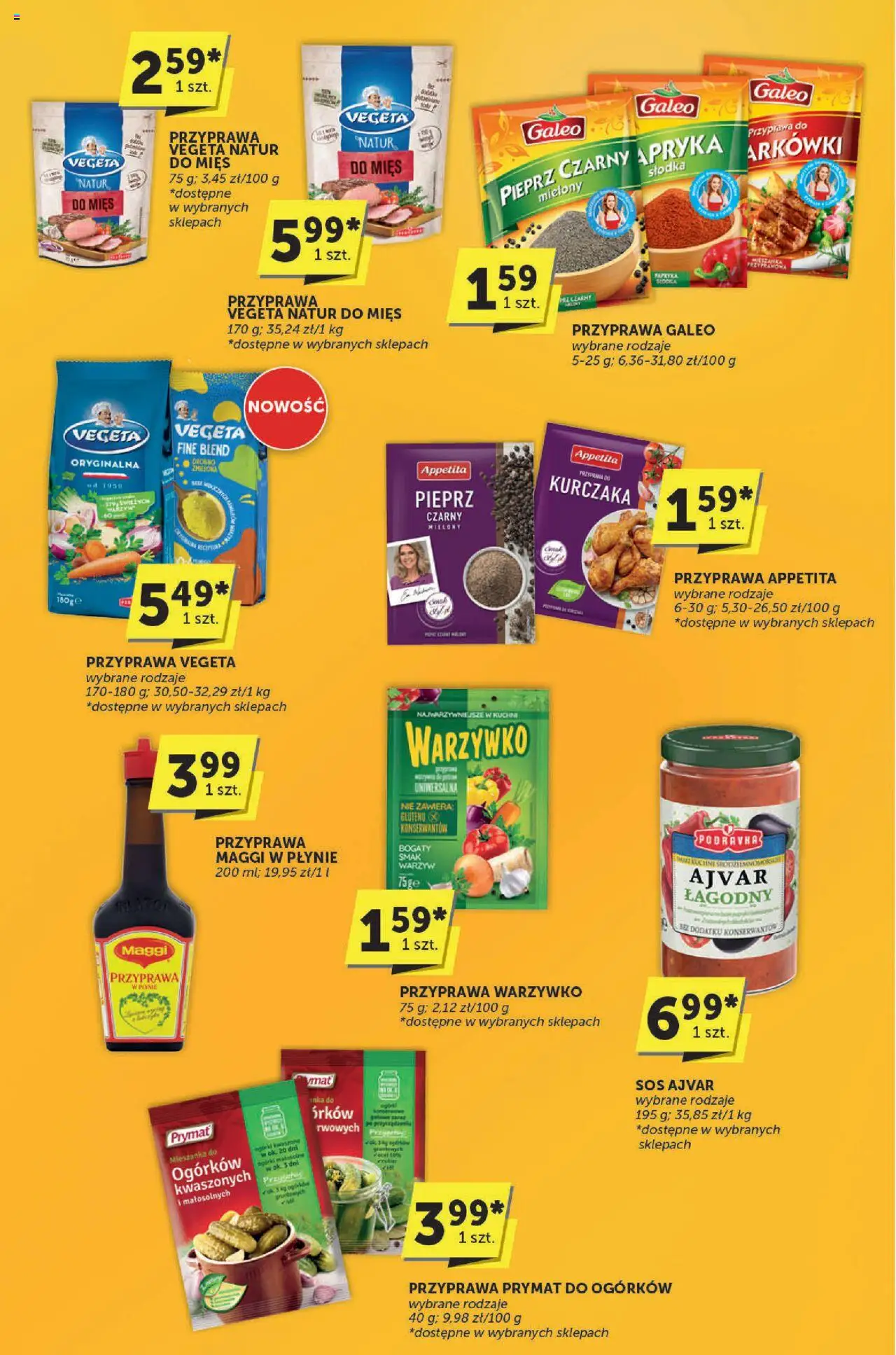 Groszek Gazetka - Katalog od 29.05.2025 | Strona: 15 | Produkty: Ajvar, Ogórki, Sos, Pieprz