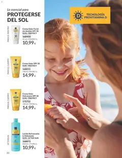 Vista previa Crema Solar Facial sin Aceites SPF 30 SUN+ PROTECT, Crema Solar Facial sin Aceites SPF 30 SUN+ PROTECT válido desde el 01.04.2026 | Página: 199 | Productos: Crema
