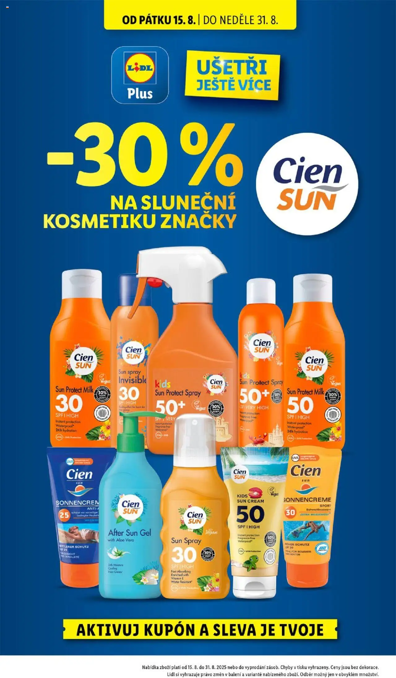 Lidl leták od 28.08.2025 | Strana: 48 | Produkty: Cien, Aloe vera