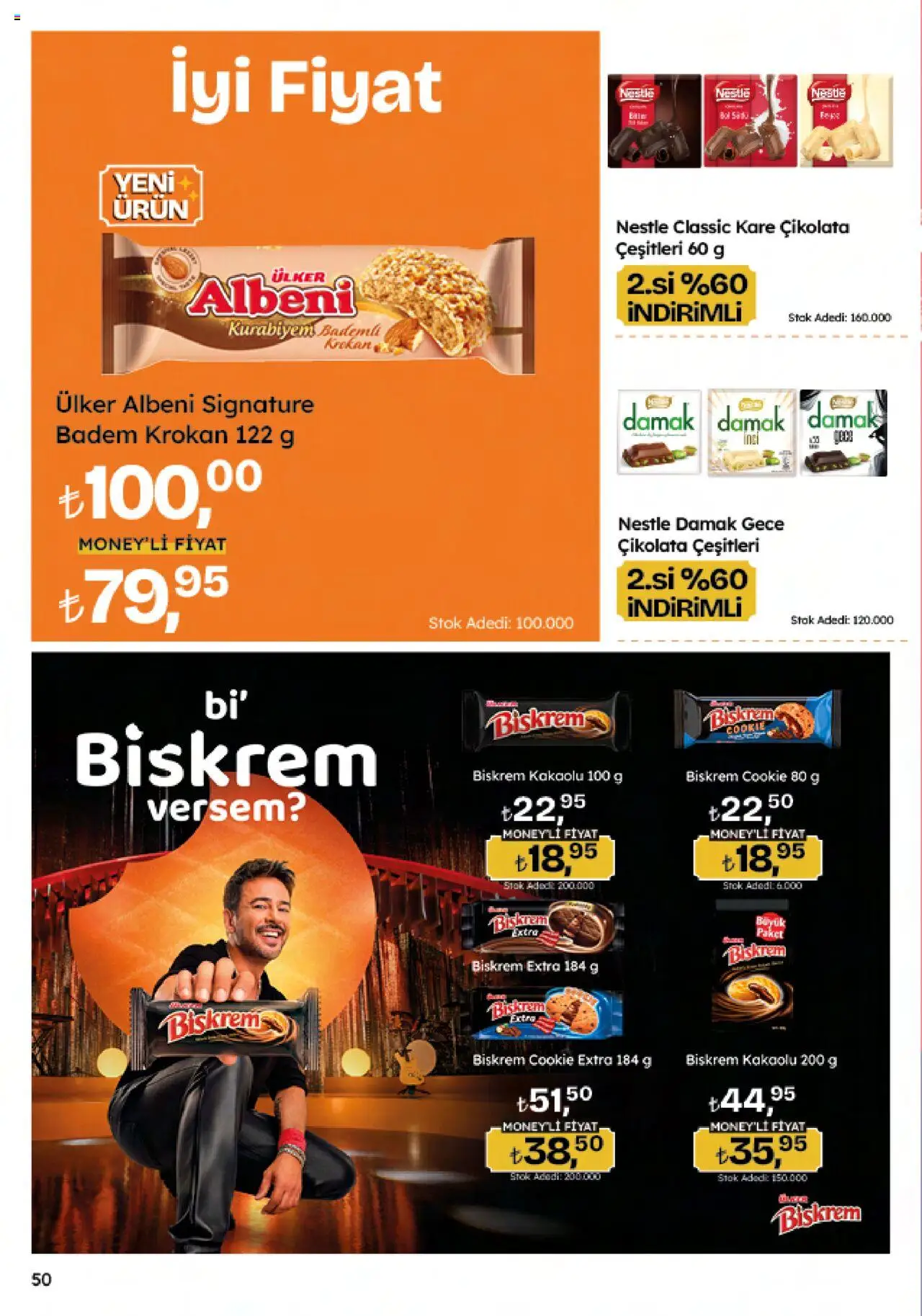 Migros Katalog - 5M Migroskop Dijital - 25.09.2025 tarihinden itibaren geçerlidir | Sayfa: 50 | Ürünler: Çikolata, Badem