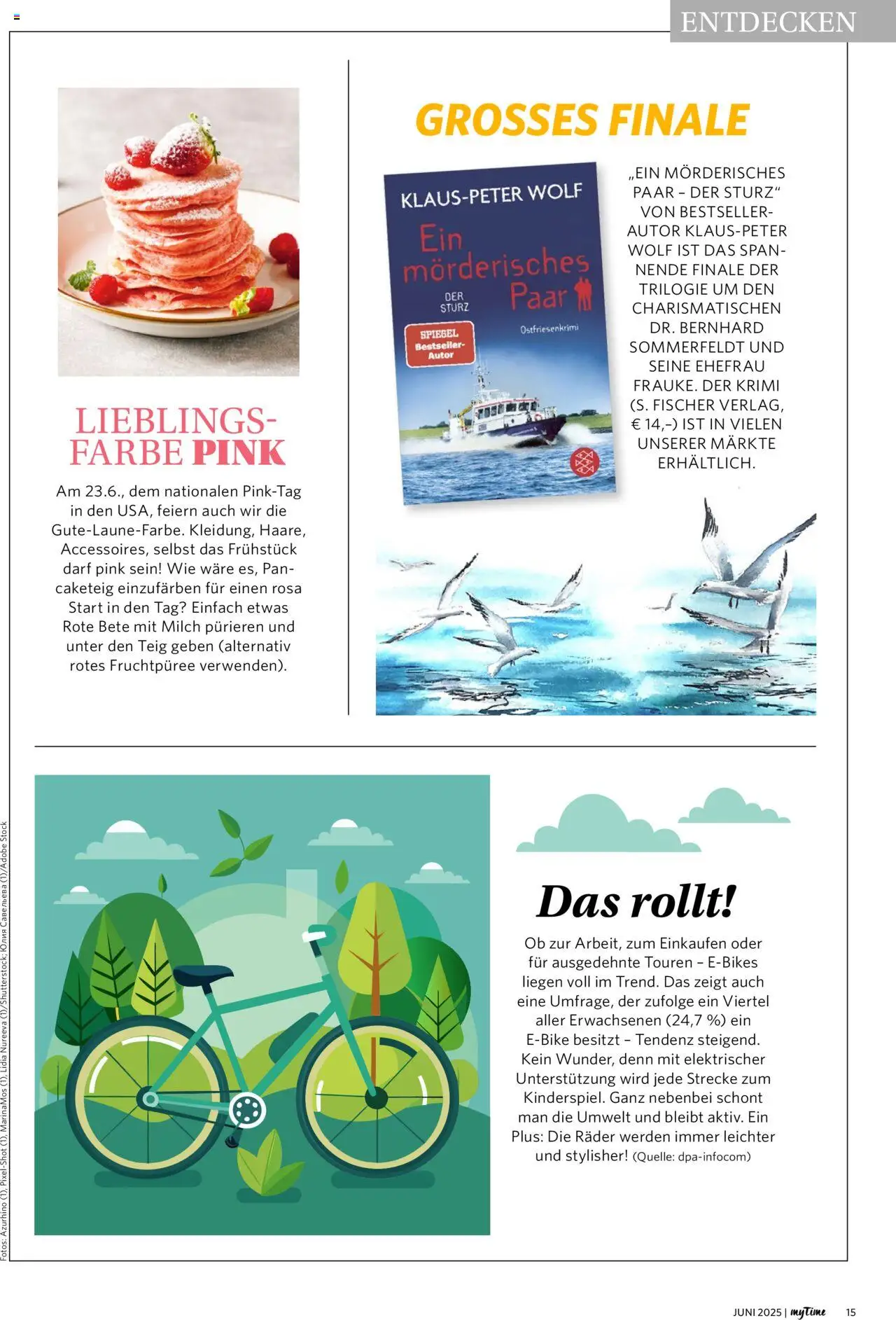 Combi - myTime Juni 2025 - gültig ab dem 01.06.2025 | Seite: 15 | Produkte: Milch, E-Bike, Spiegel