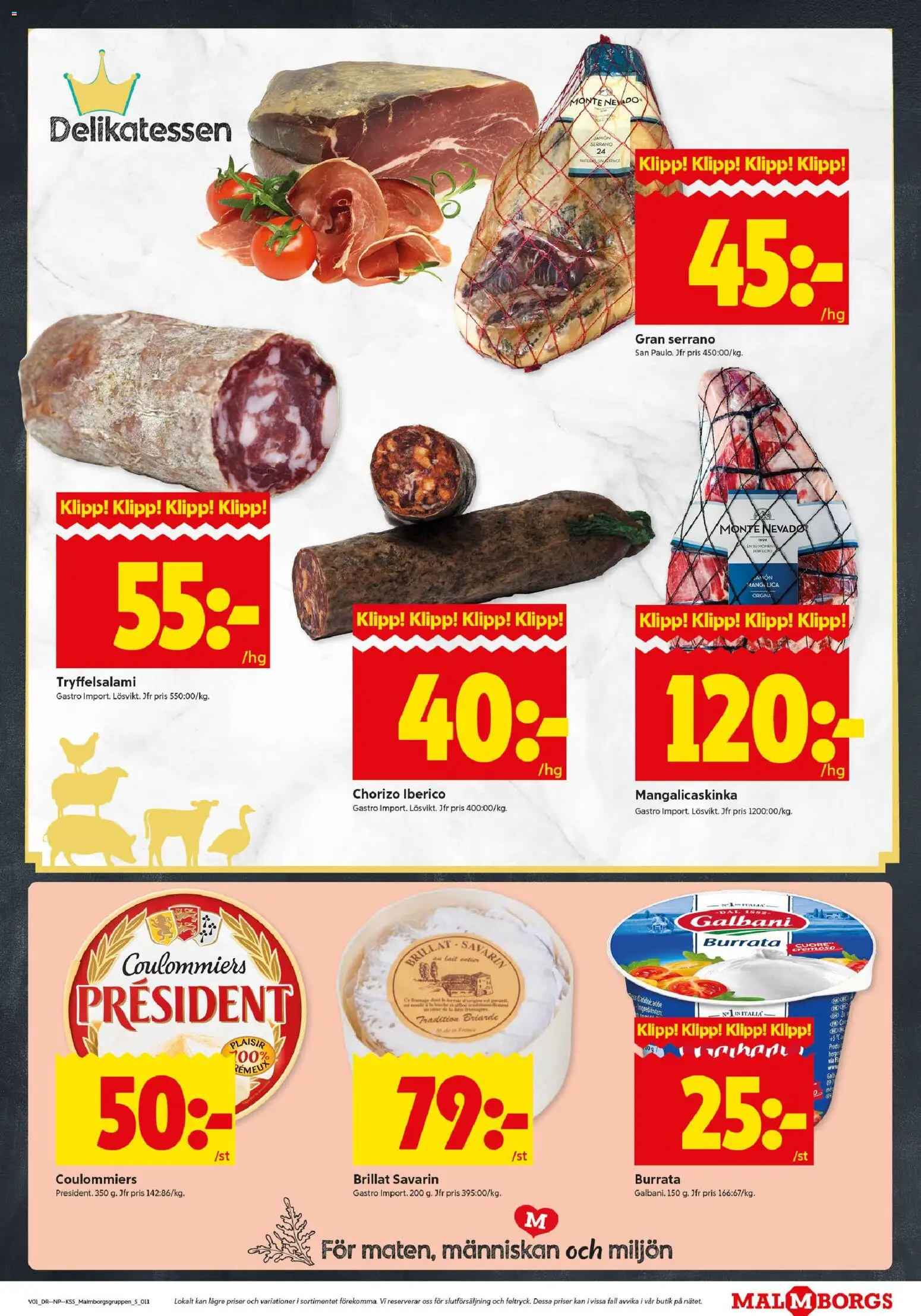 ICA Kvantum reklamblad aktuell från 30.12.2025 | Sida: 11 | Produkter: Burrata, Chorizo