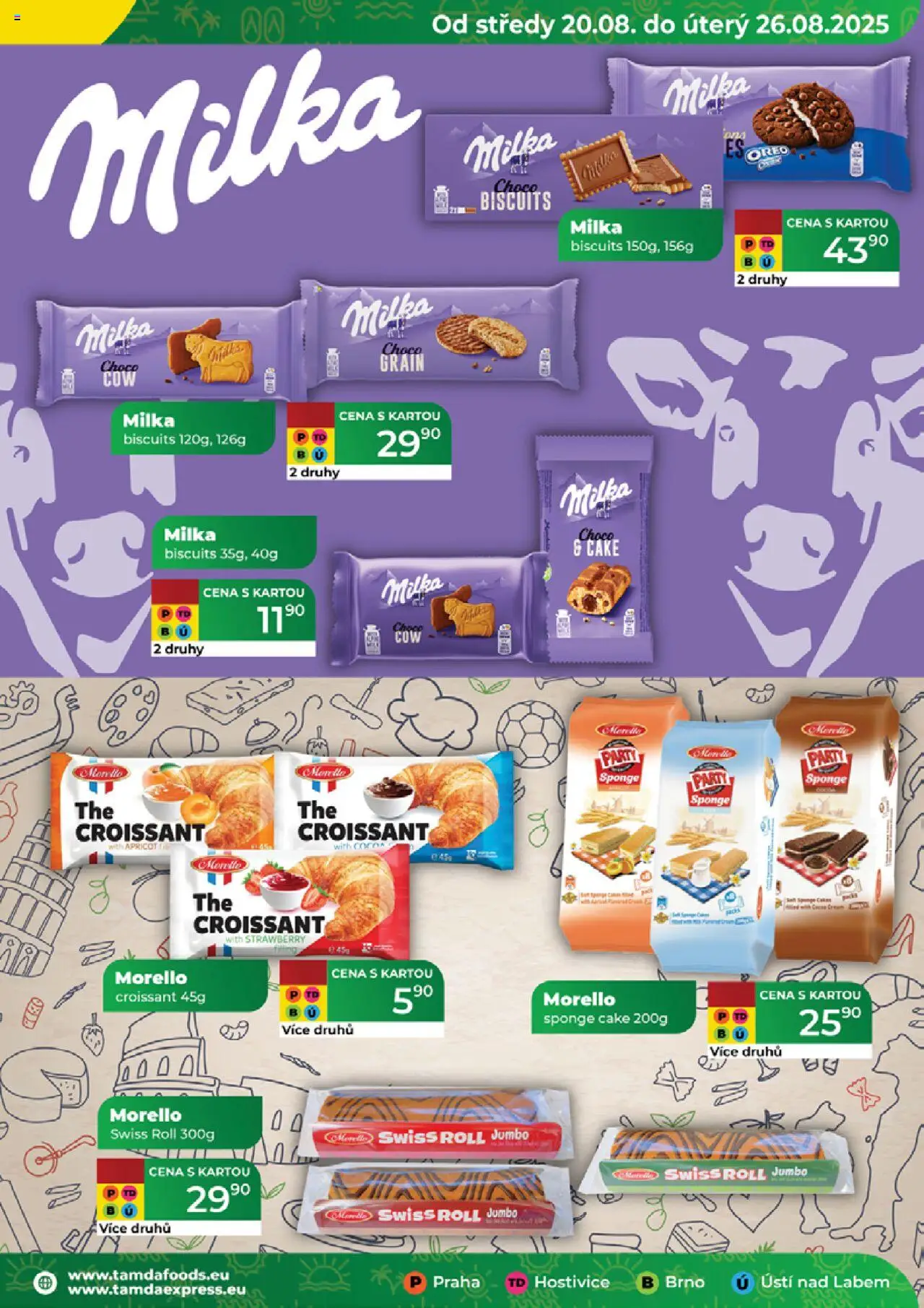 Tamda Foods leták od 20.08.2025 | Strana: 27 | Produkty: Milka, Croissant, Oreo