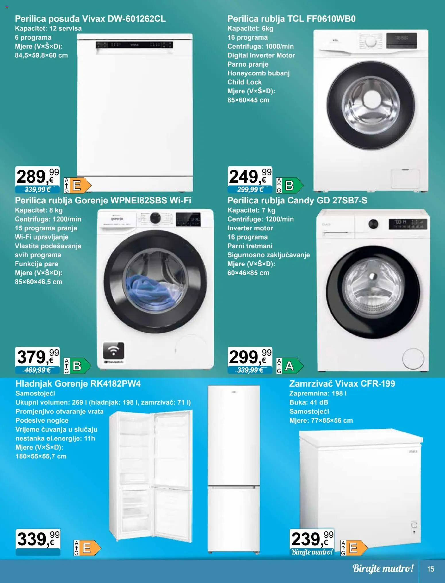 KTC katalog | vrijedi od 04.03.2026 | Stranica: 10 | Proizvodi: Perilica rublja, Vrata, Hladnjak, Zamrzivač