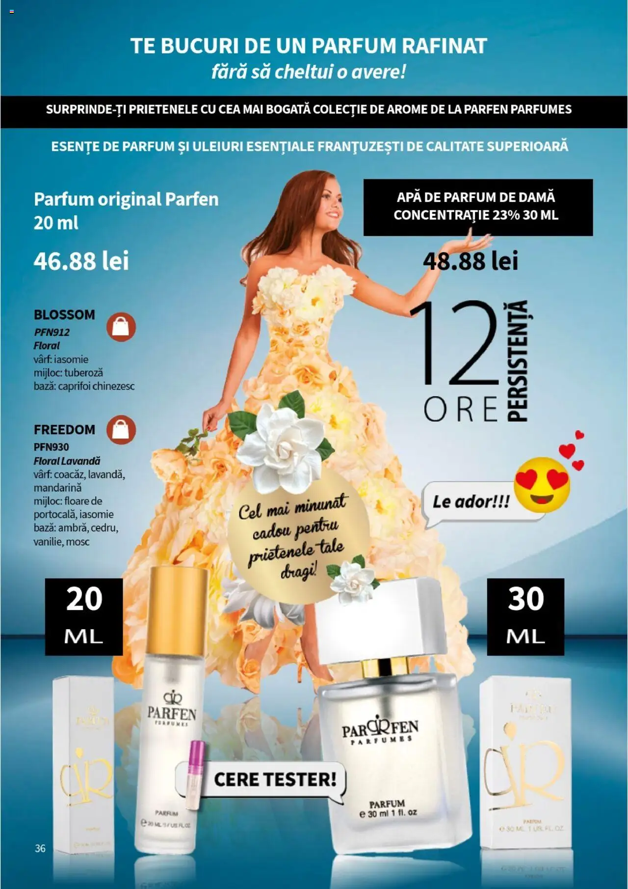 Noul catalog Lady’s – valabil de la 01.08.2025 | Pagină: 36 | Produse: Apă de parfum, Parfum, Apă