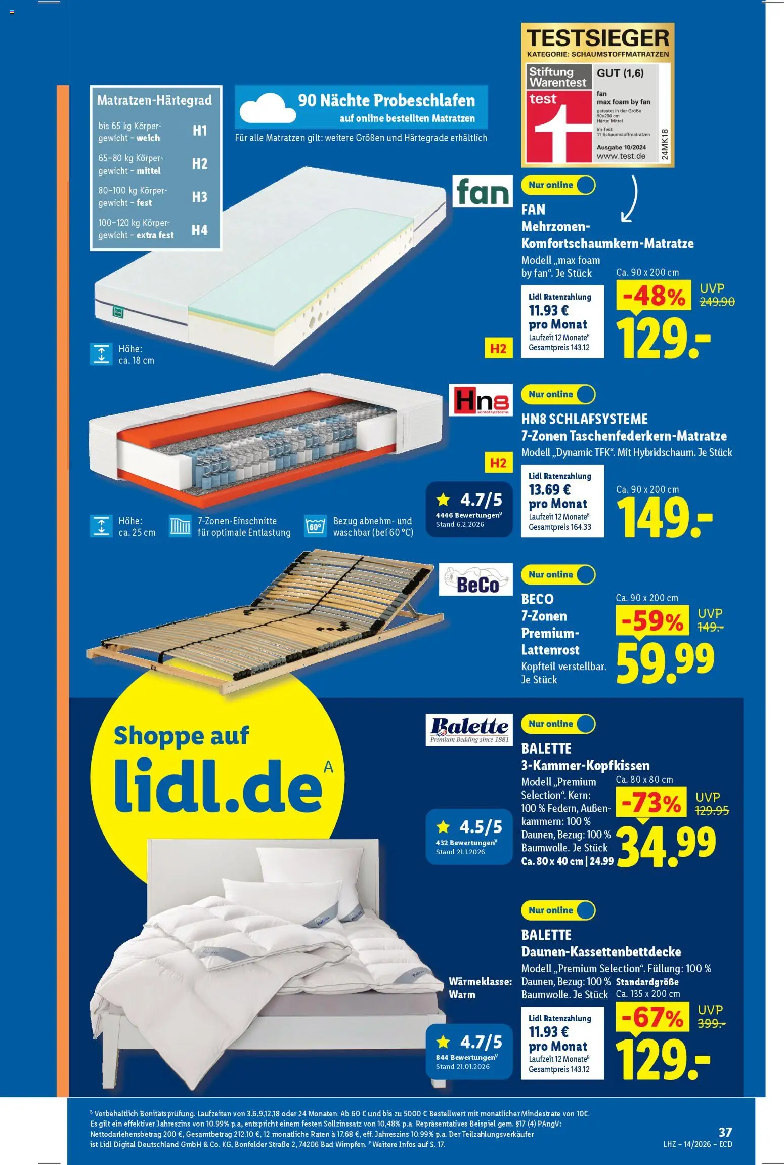 Lidl Prospekt – gültig ab 30.03.2026 | Seite: 5 | Produkte: Gewicht, Lattenrost, Bad