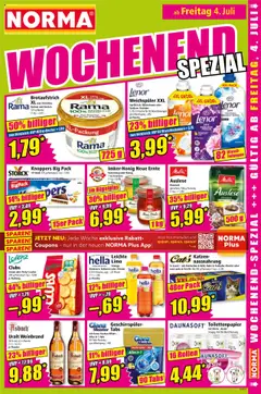 Norma Prospekt 	 - gültig ab dem 30.06.2025 | Seite: 16 | Produkte: Melitta, Weichspüler, Zitrone, Knoppers