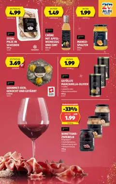 Aldi Aktionen ab 11.12.2025 gültig | Seite: 34 | Produkte: Äpfel, Mango, Zwiebeln, Creme