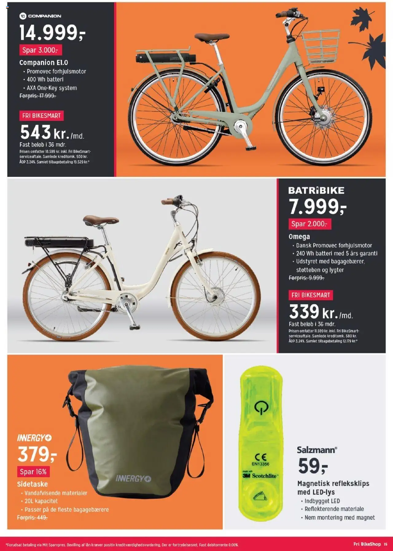 Fri BikeShop tilbudsavis – gyldig fra 30.09.2025 | Side: 15 | Produkter: Magnet, Batteri