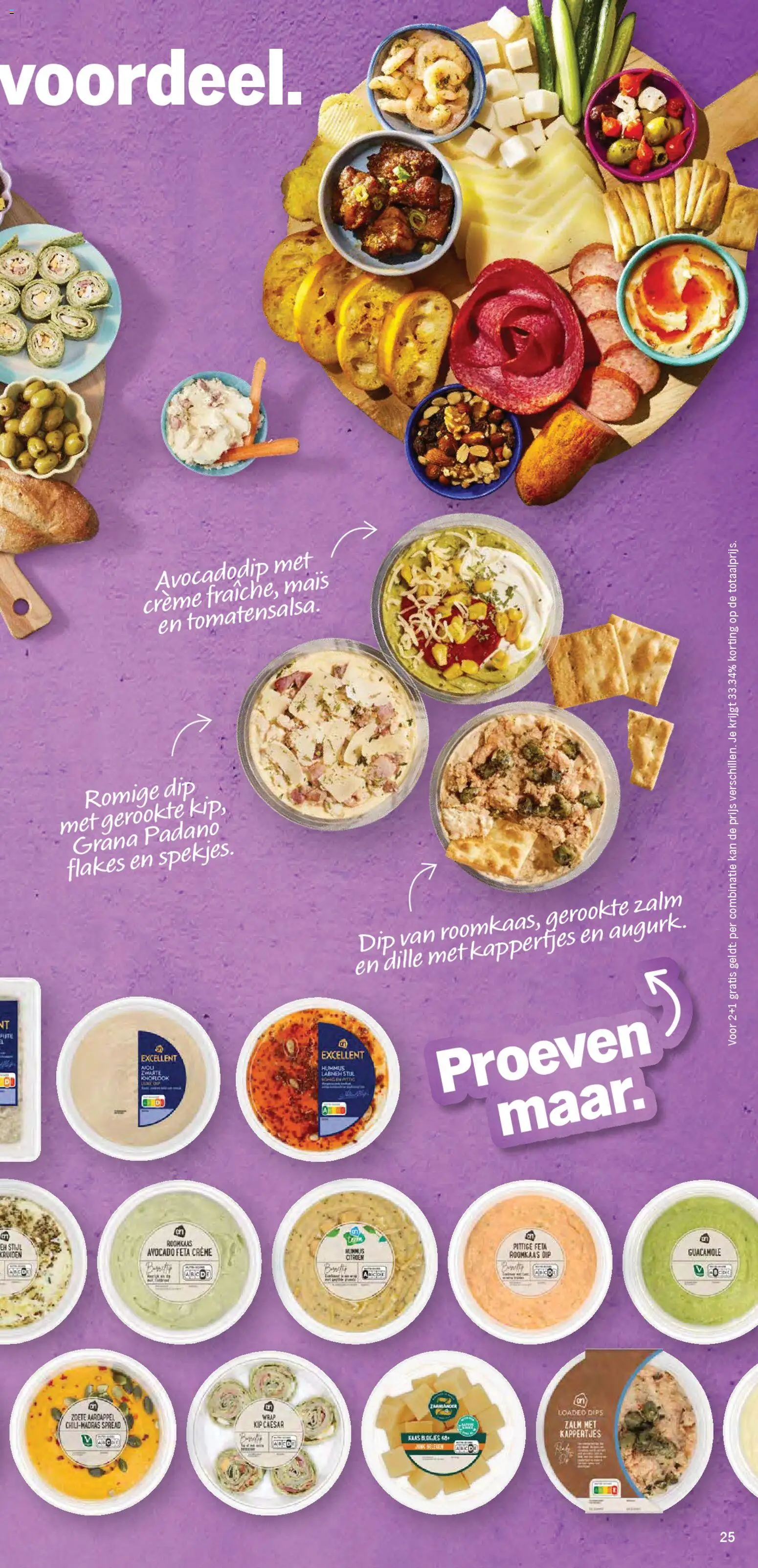 {H1} | Pagina: 25 | Producten: Dip, Knoflook, Aardappel, Kaas
