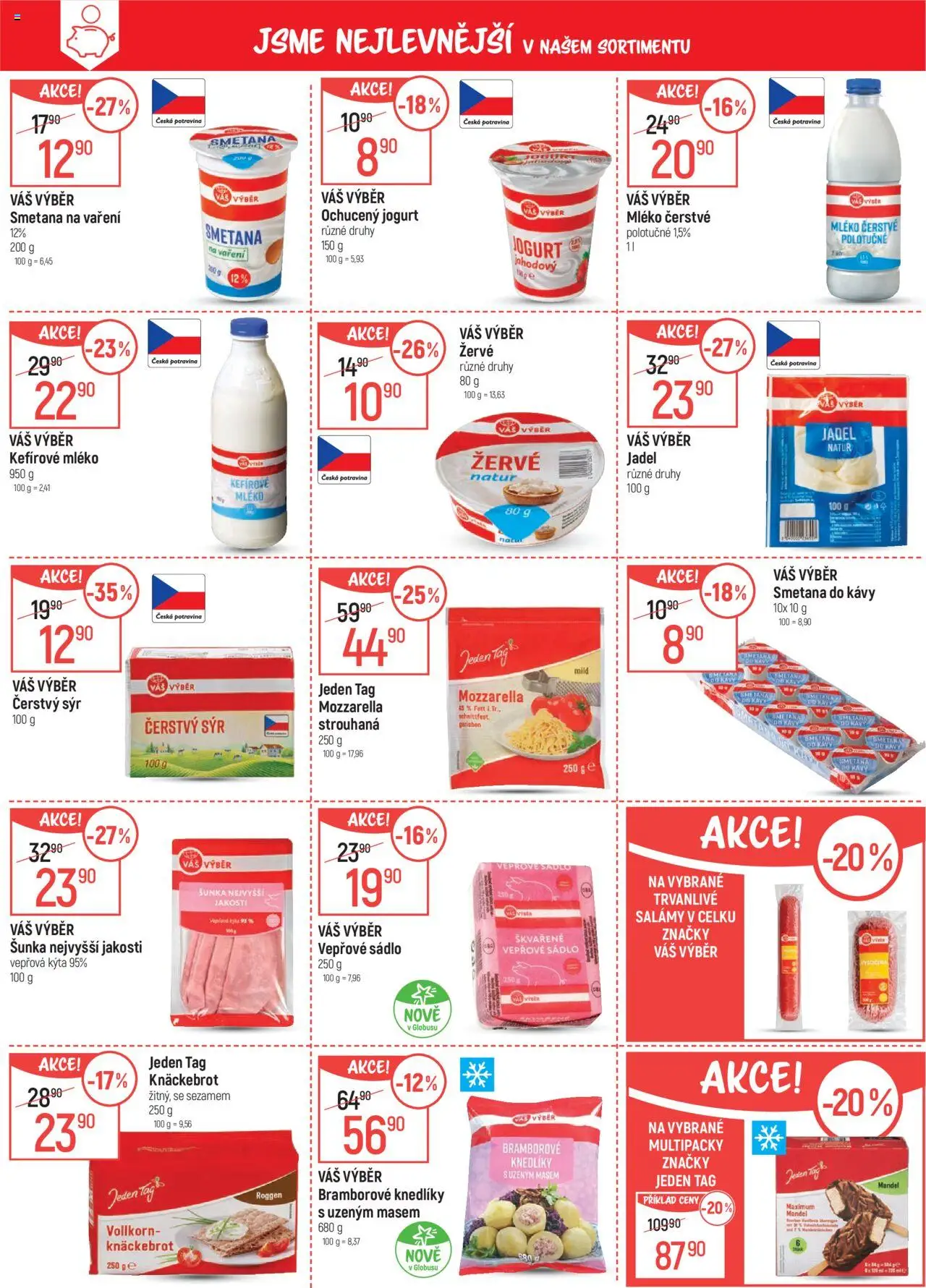 Globus leták - Brno od 27.08.2025 | Strana: 3 | Produkty: Sádlo, Sýr, Vepřová Kýta, Kýta