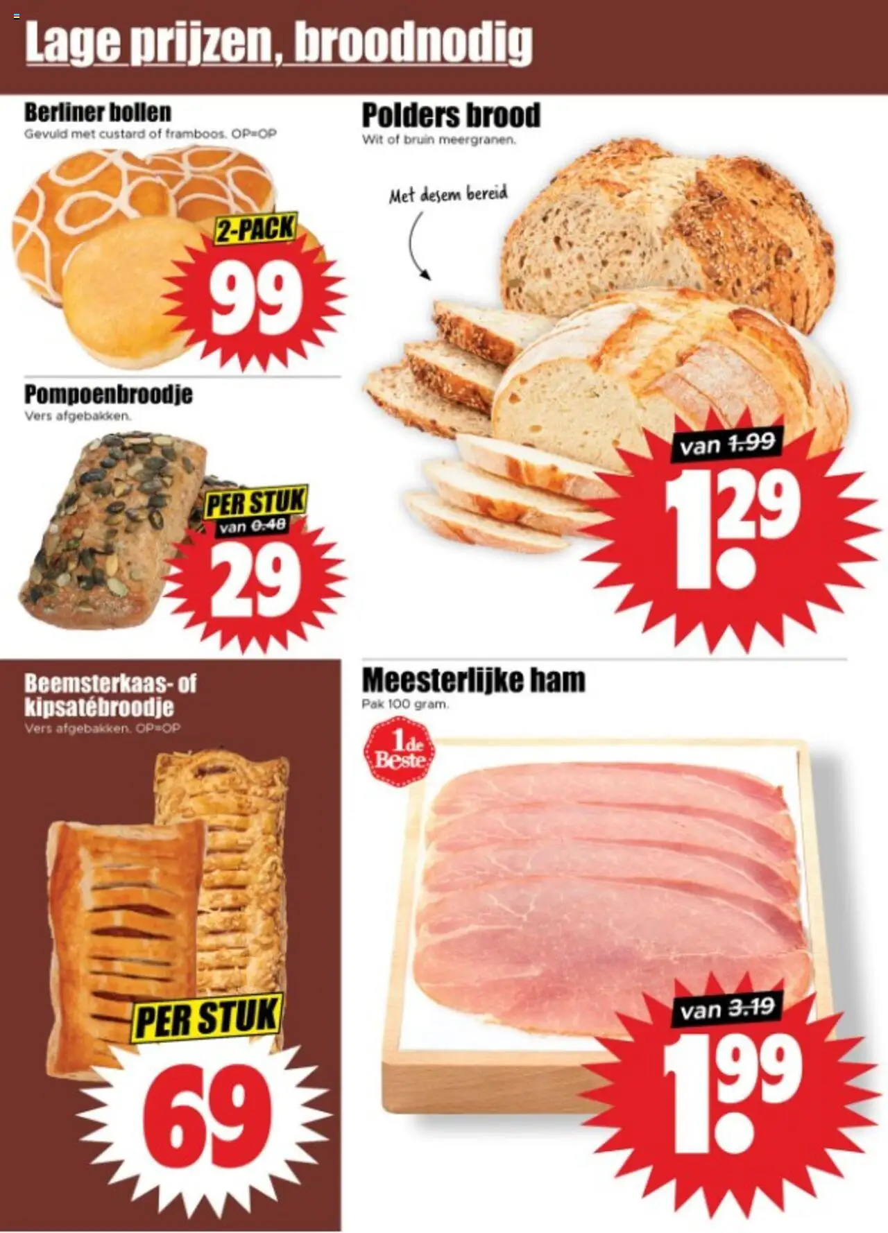  | Pagina: 12 | Producten: Brood, Ham