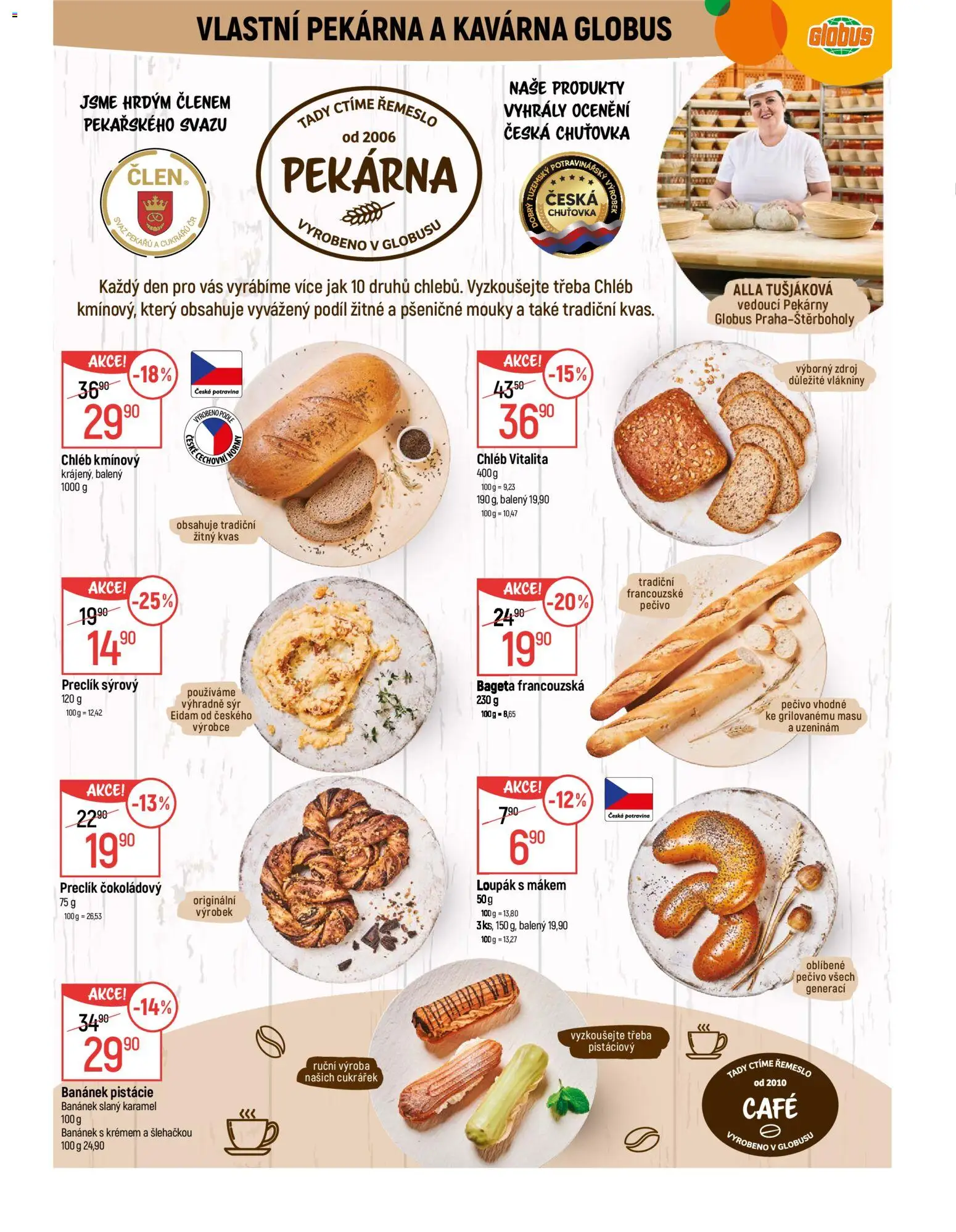 Globus leták - Praha-Štěrboholy od 25.02.2026 | Strana: 7 | Produkty: Sýr, Eidam, Pečivo, Bageta