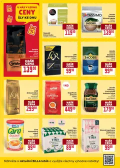 Náhled letáku Billa Velký leták od 02.01.2026 | Strana: 28 | Produkty: Tassimo, Kávové kapsle, Crema, Cappuccino