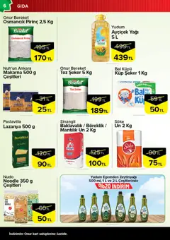 10.03.2026 tarihinden itibaren geçerli olan Onur Market kataloğu önizlemesi | Sayfa: 6