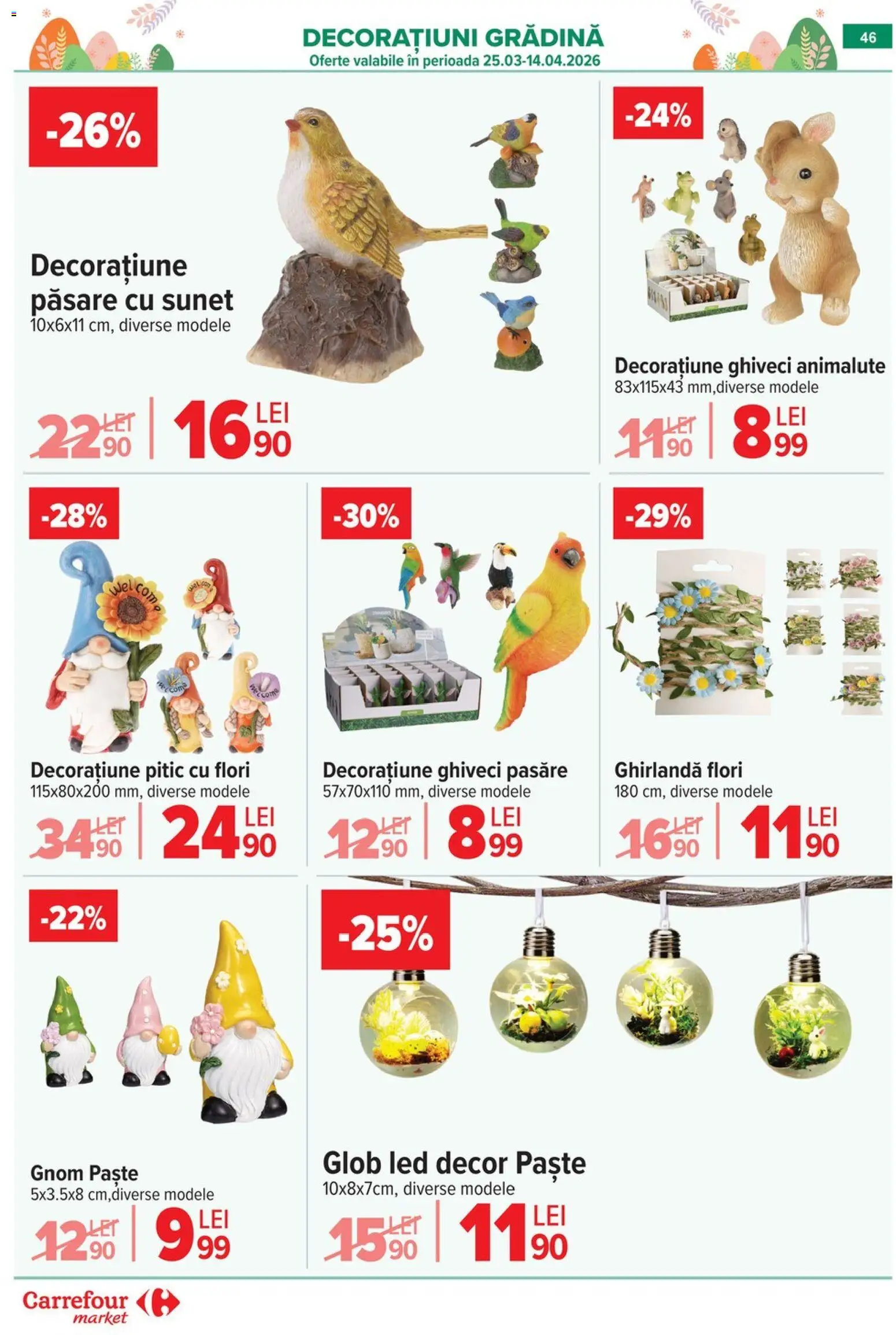 Noul catalog Carrefour – valabil de la 06.04.2026 | Pagină: 51 | Produse: Babak, Ghiveci, Paste