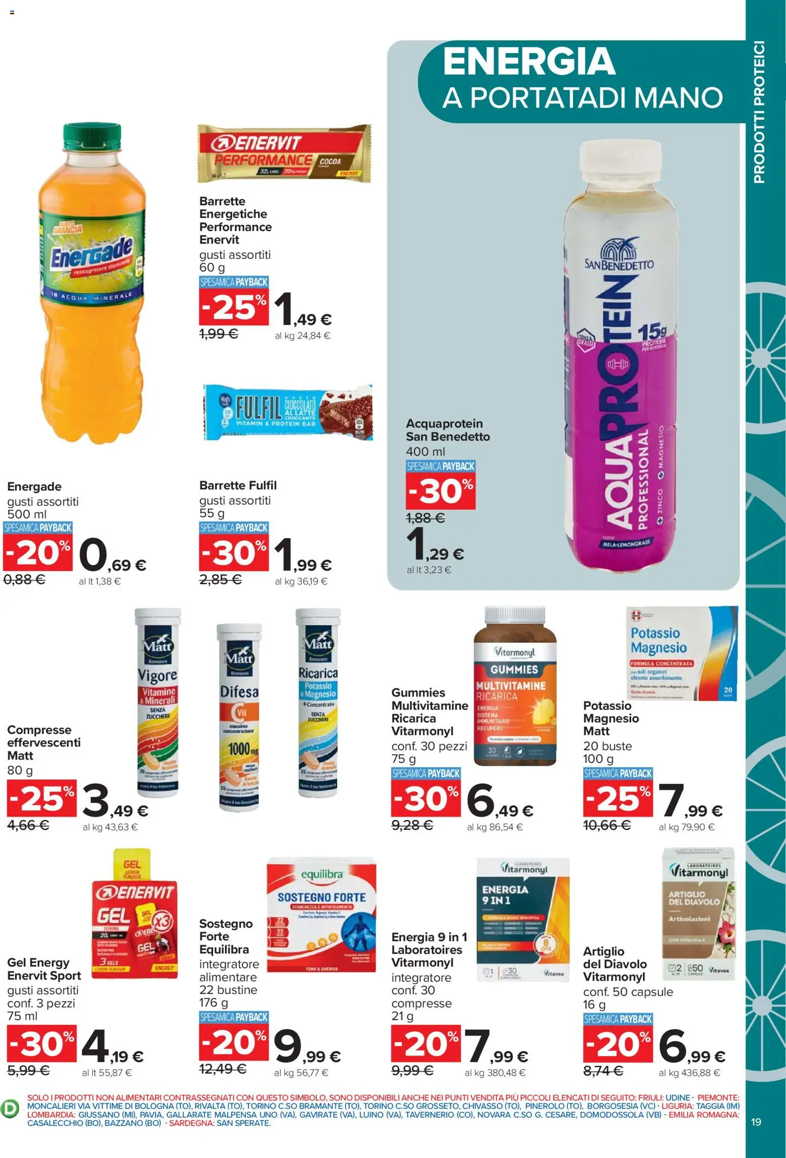 Volantino Carrefour del 20.04.2026 | Pagina: 19 | Prodotti: Acqua, Arancia, Acqua minerale